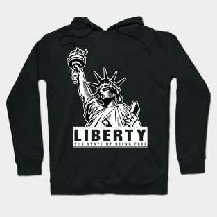 'Liberty The State Of Being Free' Human Trafficking Shirt Hoodie